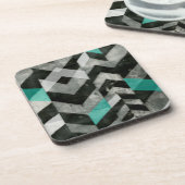 Zickzack Ausschluss II Untersetzer (Linke Seite)