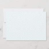 Zickzack Babydusche auf Mond und Stars | AQUAMARIN Einladung (Rückseite)