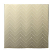 Zickzack Backsplash Cappuccino Ombre Muster Fliese (Vorderseite)