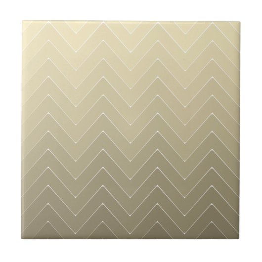 Zickzack Backsplash Cappuccino Ombre Muster Fliese (Vorderseite)