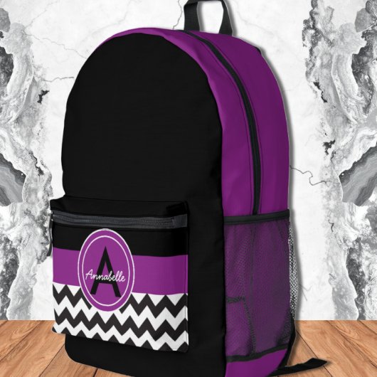 Zickzack Bedruckter Rucksack