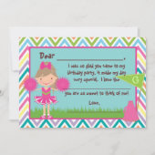 Zickzack Beifall-Ebene danken Ihnen Anmerkungen Dankeskarte (Vorderseite)