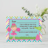 Zickzack Beifall-Ebene danken Ihnen Anmerkungen Dankeskarte (Stehend Vorderseite)