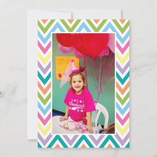 Zickzack Beifall-Ebene danken Ihnen Anmerkungen Dankeskarte (Rückseite)