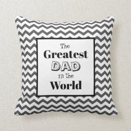 Zickzack Bester Vater der Welt Kissen