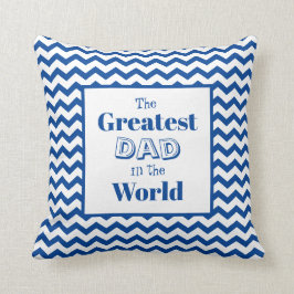 Zickzack Bester Vater der Welt Kissen