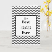 Zickzack Bester Vater je Karte (Gelbe Blume)