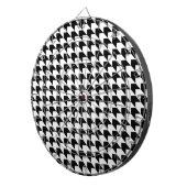 Zickzack Black in White Dartscheibe (Vorderseite rechts)