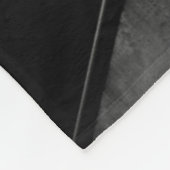 ZICKZACK BLACK UND WEISS-PAPIER FLEECEDECKE (Ecke)