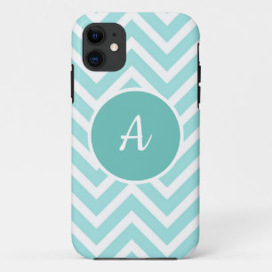 Zickzack Blau-Weiß-Muster Case-Mate iPhone Hülle