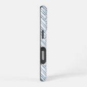 Zickzack, blaue Pfeile für das Küstenhandy iPhone Hülle (Rechte Seite)