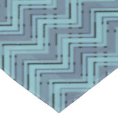 Zickzack Blautöne Tischdecke (Schrägansicht)