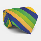 Zickzack-Brasilien-Entwurf Krawatte (Gerollt)