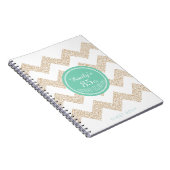 Zickzack Choose Color 85 th Birthday Party GuestBo Notizblock (Rechte Seite)