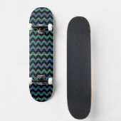Zickzack coole Streifen Skateboard (Vorne)