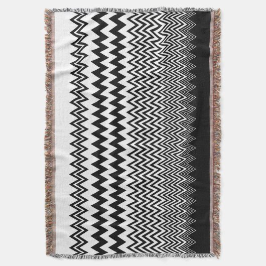 Zickzack Decke (Vorderseite Vertikal)