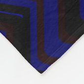 Zickzack der gemütlichen Wurfdecke Fleecedecke (Ecke)