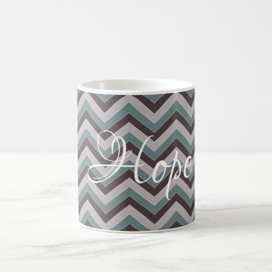 Zickzack Design-Kaffee-Tasse anpassbar Kaffeetasse (Mittel)