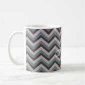 Zickzack Design-Kaffee-Tasse anpassbar Kaffeetasse (Links)
