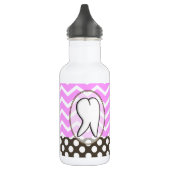 Zickzack Design von Dental Tooth II Edelstahlflasche (Links)