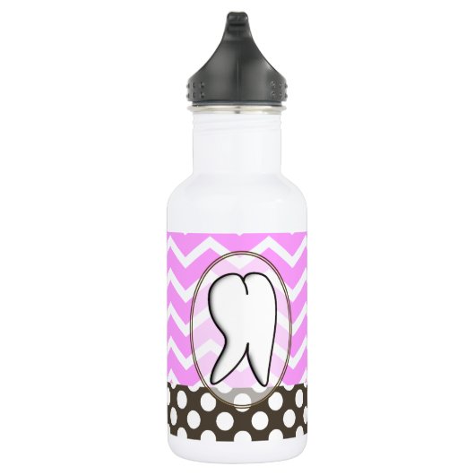 Zickzack Design von Dental Tooth II Edelstahlflasche (Rechts)