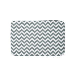 Zickzack Dull Silver Badematte