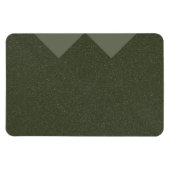 Zickzack Edge Moss Green Magnet - Anpassbar (Horizontal)