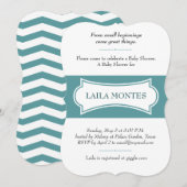 Zickzack Einladung (Vorne/Hinten)