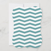 Zickzack Einladung (Rückseite)