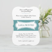 Zickzack Einladung (Stehend Vorderseite)