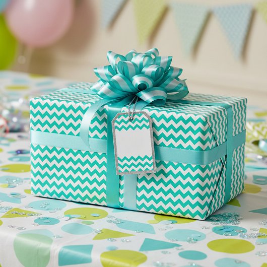 Zickzack Farbe Geschenkpapier