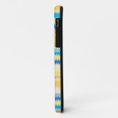 Zickzack Farbenfrohe Zigzag Streifenmuster Case-Mate iPhone Hülle (Hinten/Links)