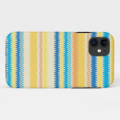 Zickzack Farbenfrohe Zigzag Streifenmuster Case-Mate iPhone Hülle (Rückseite (Horizontal))