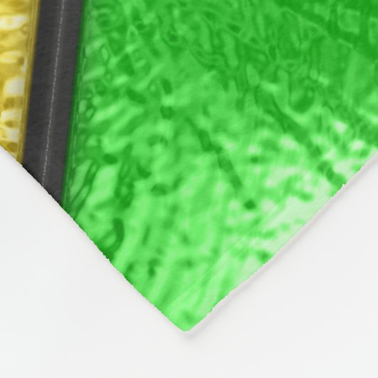 Zickzack Farbglastextur Fleecedecke (Ecke)