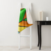 Zickzack Farbglastextur Sherpadecke (Beispiel)