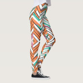 Zickzack Farbherringbone-Muster Leggings (Rechts)