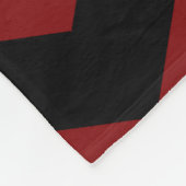 Zickzack Farbkombinations-Fleece Fleecedecke (Ecke)