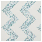 Zickzack, florales Abstraktes Muster Stoff (Muster)