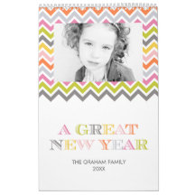 Zickzack Foto-Kalender