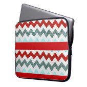 Zickzack für die Neopren-Laptop-Hülse 15 Zoll Laptopschutzhülle (Vorderseite Links)