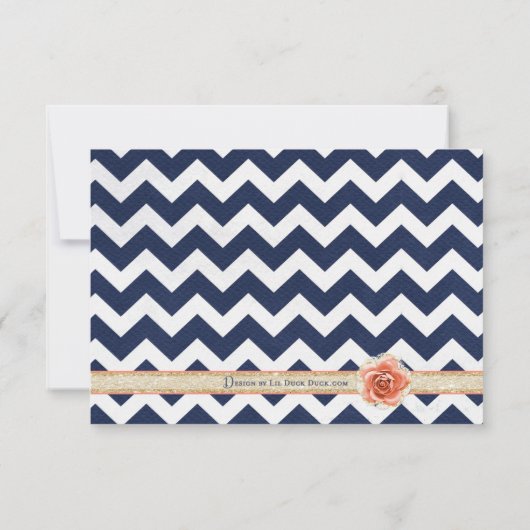 Zickzack Garden UAWG Insert Cards RSVP Karte (Rückseite)