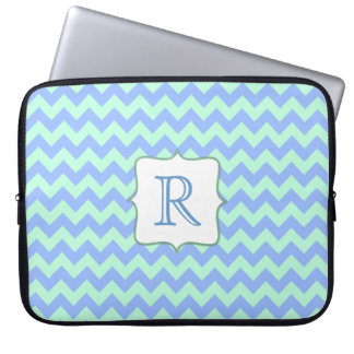 Zickzack Gehäuse für Monogramm Laptopschutzhülle