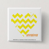 Zickzack-Gelb 4 Button (Vorderseite)