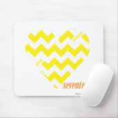 Zickzack-Gelb 4 Mousepad (Mit Mouse)