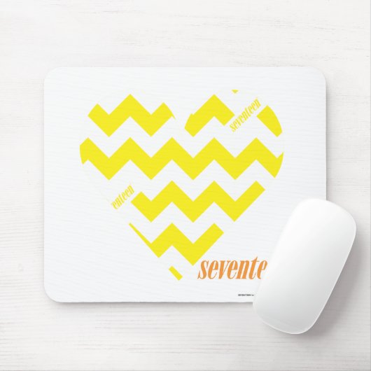 Zickzack-Gelb 4 Mousepad (Mit Mouse)