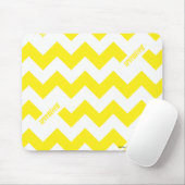 Zickzack-Gelb Mousepad (Mit Mouse)
