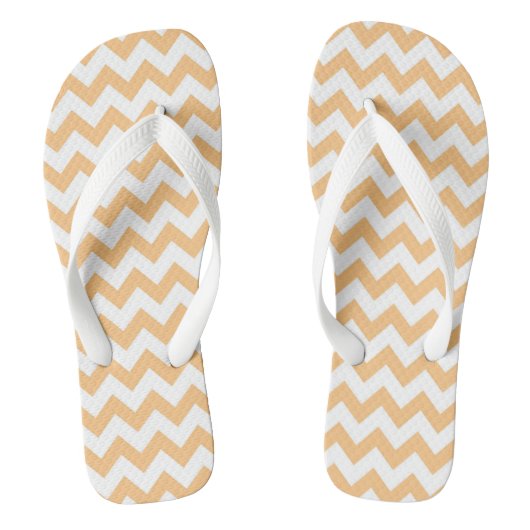 Zickzack Gemusterte Flip Flops Badesandalen (Fußbett)