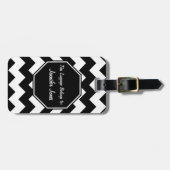 Zickzack gemusterter Gepäck-Umbau Gepäckanhänger (Vorderseite horizontal)