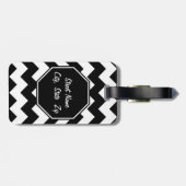 Zickzack gemusterter Gepäck-Umbau Gepäckanhänger (Rückseite horizontal)