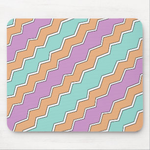 Zickzack-Geometrisches Muster Mousepad